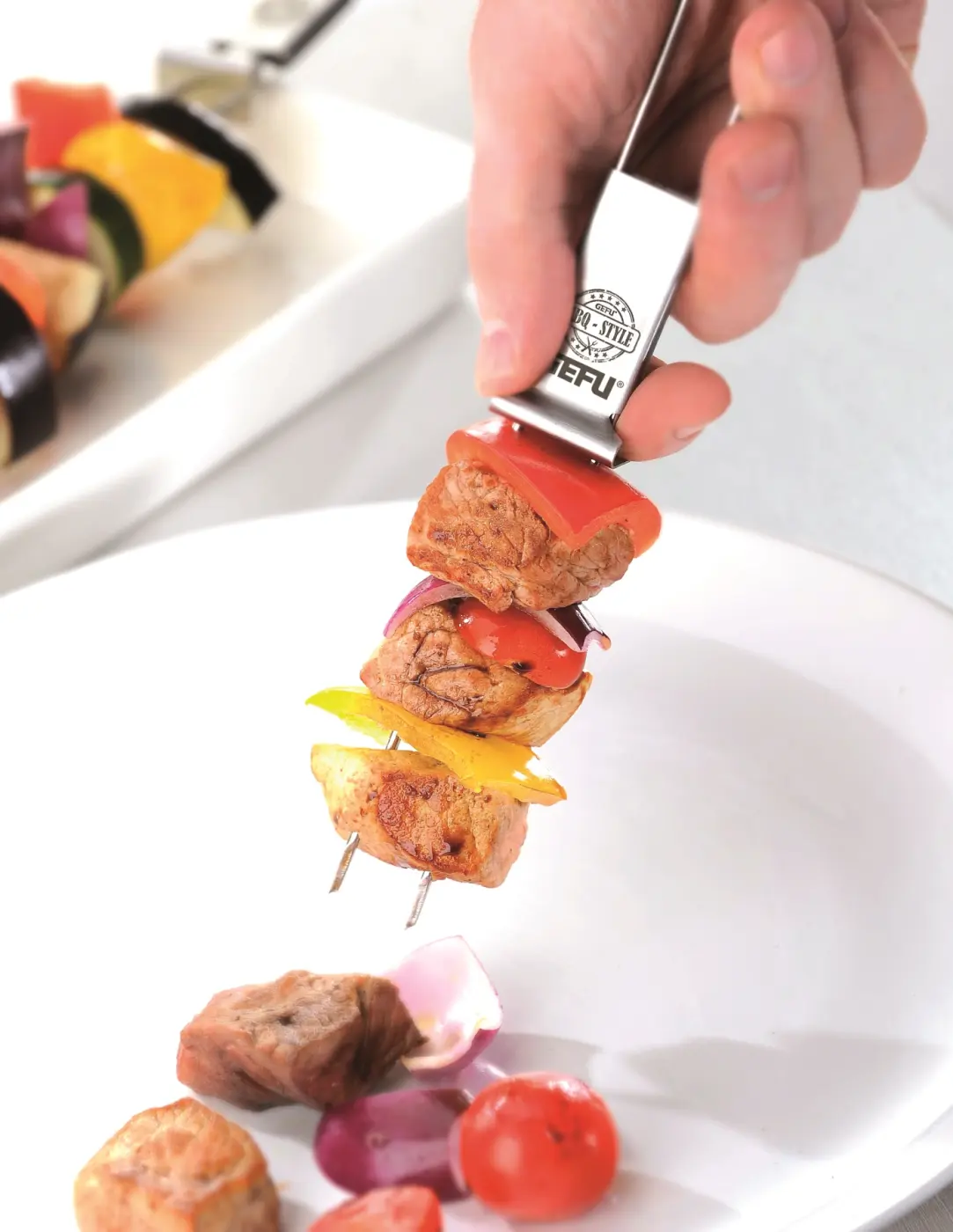 Gefu Grillspieße TWINCO Silber