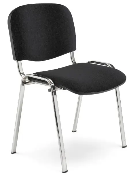 Nowy Styl  Besucherstuhl Iso schwarz Chrom