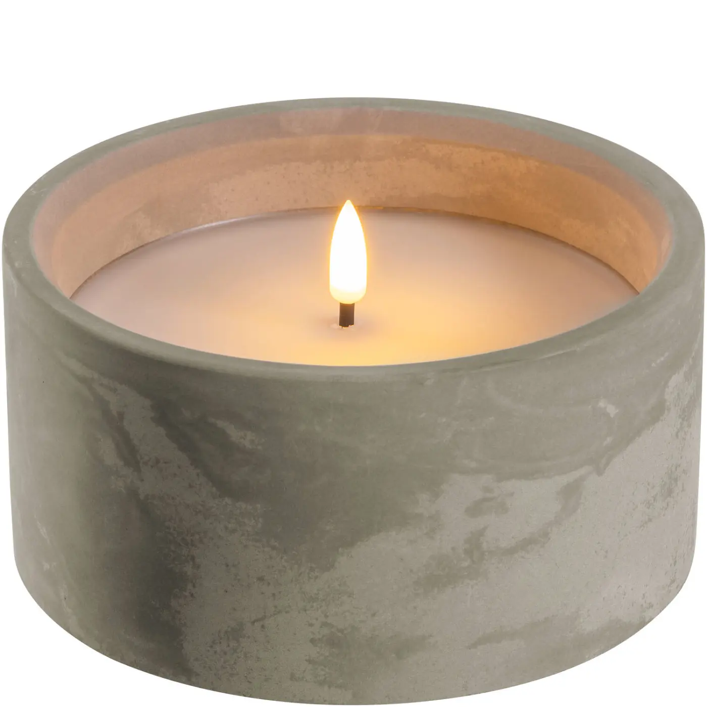 Leonardo LED-Lampe SILENZIO Materialmix grau