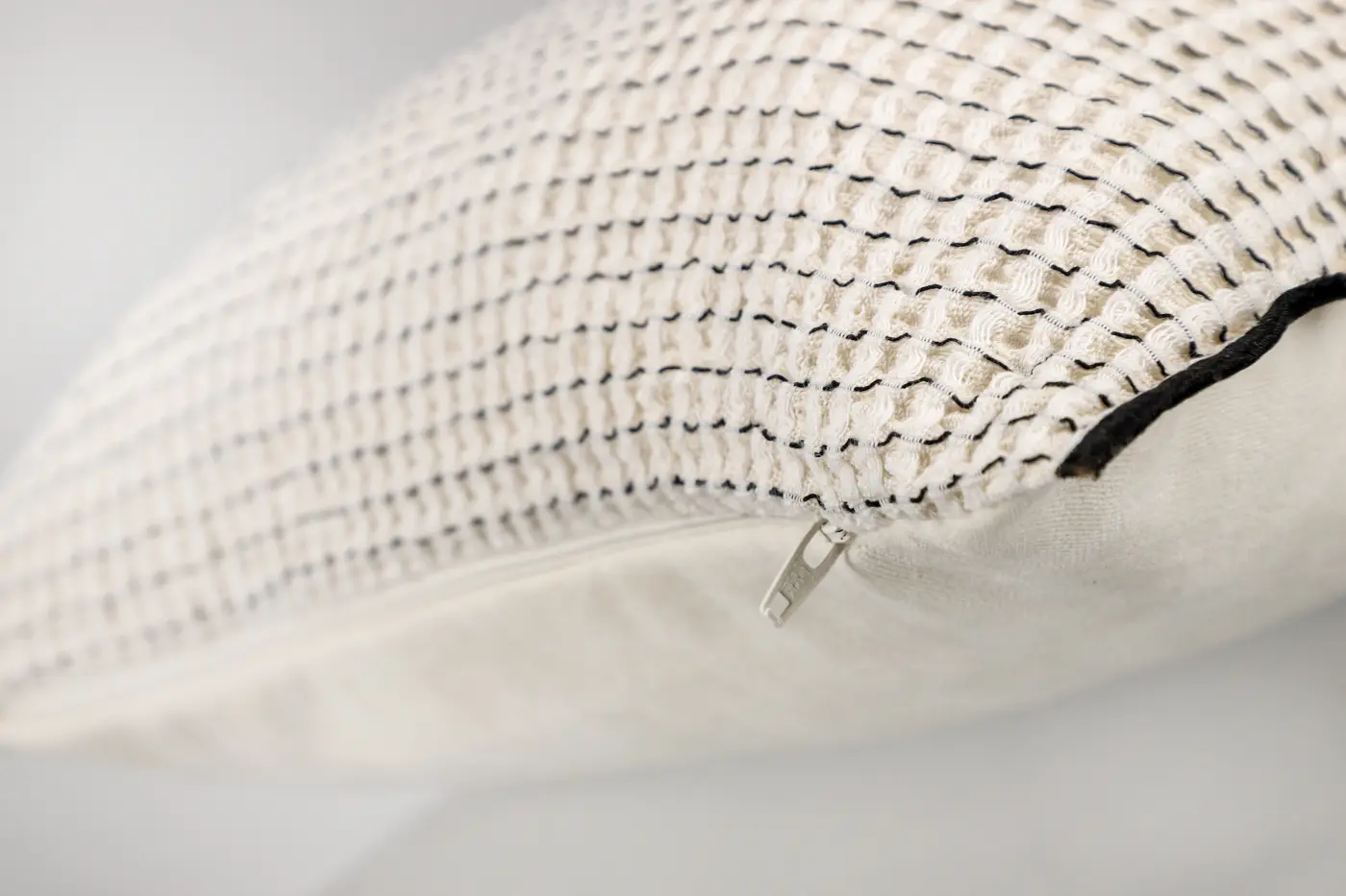 Schöner Wohnen Zierkissenhülle ohne Füllung  Waffelstruktur weiss 38x38cm