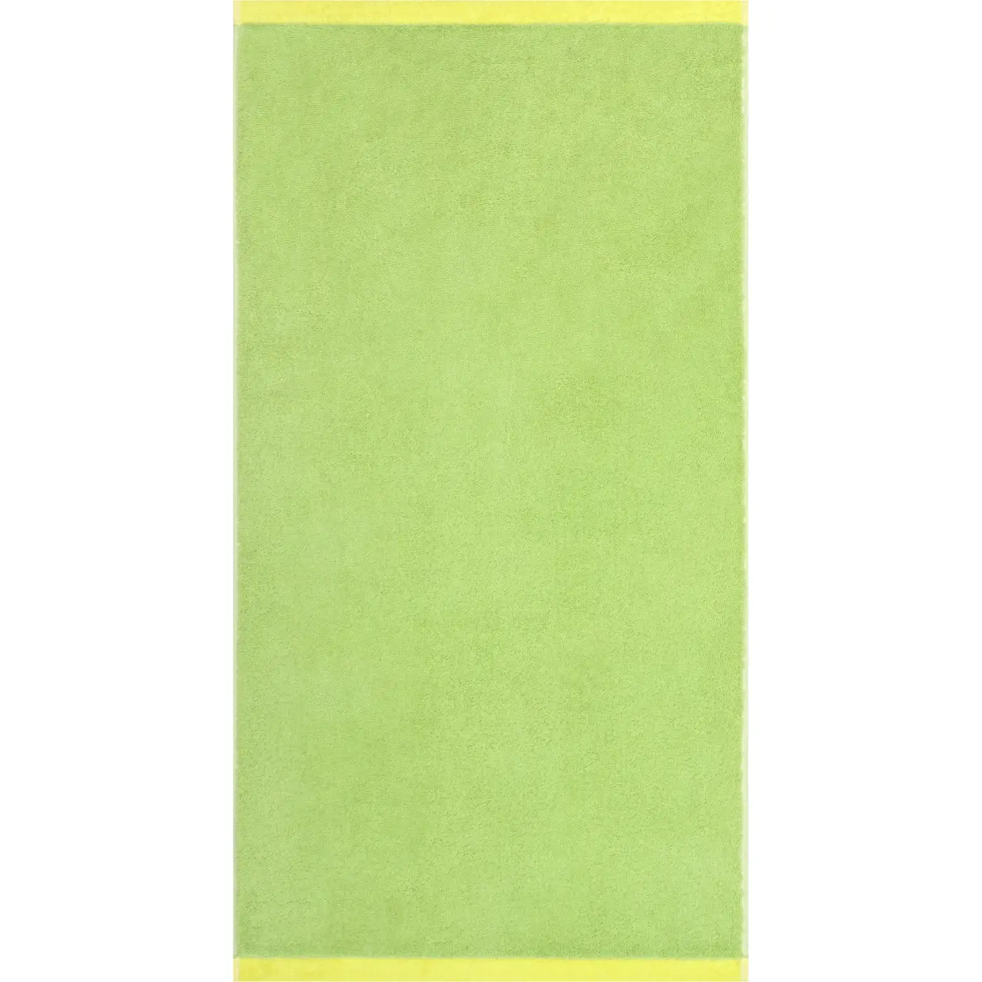 Cawö Duschtuch Lifestyle Splash pistazie/lemon 70/140 cm