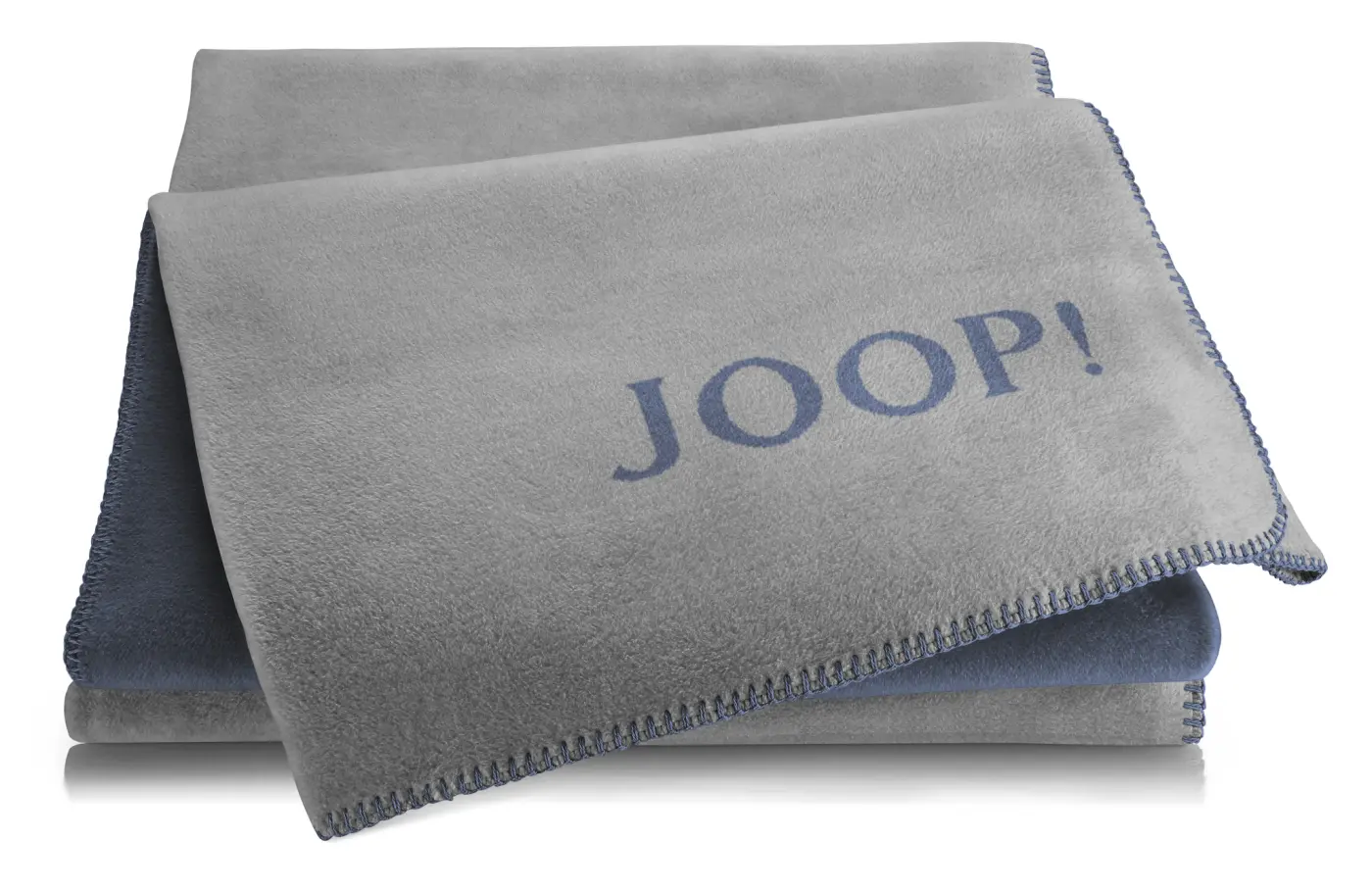 Joop! Wohndecke 150x200 cm Silber, Navy