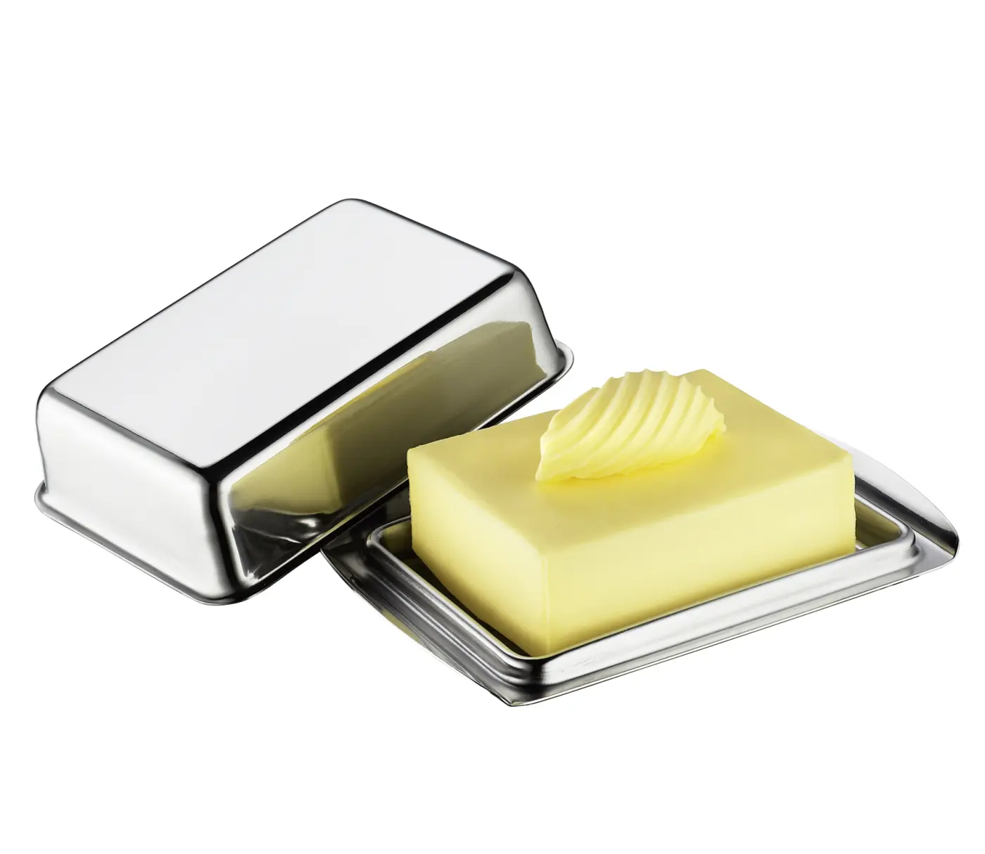 Küchenprofi  Kühlschrank-Butterdose Kühlschrank-Butterdose Edelstahl