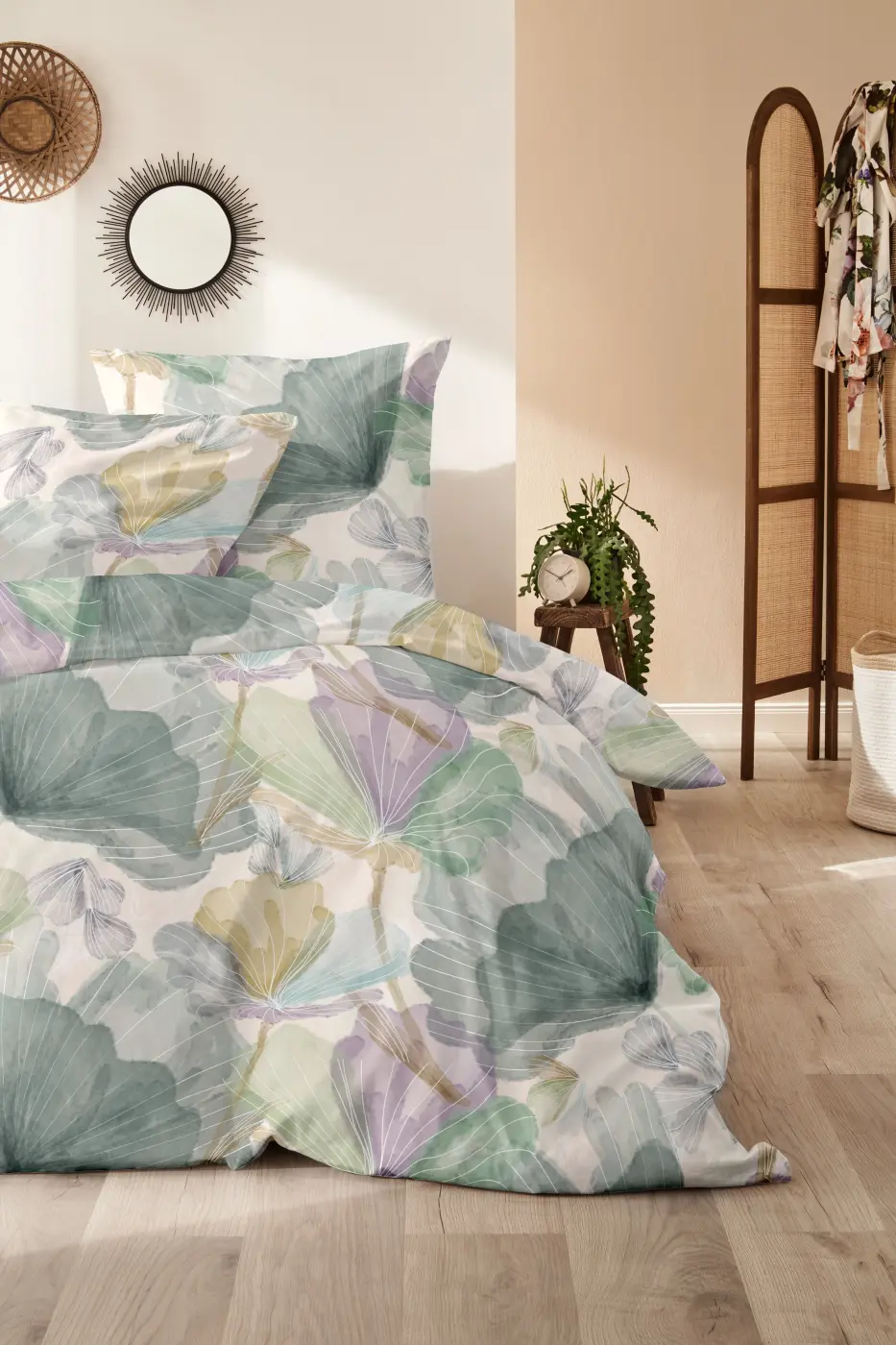 Hahn Mako-Satin-Bettwäsche 155x220cm