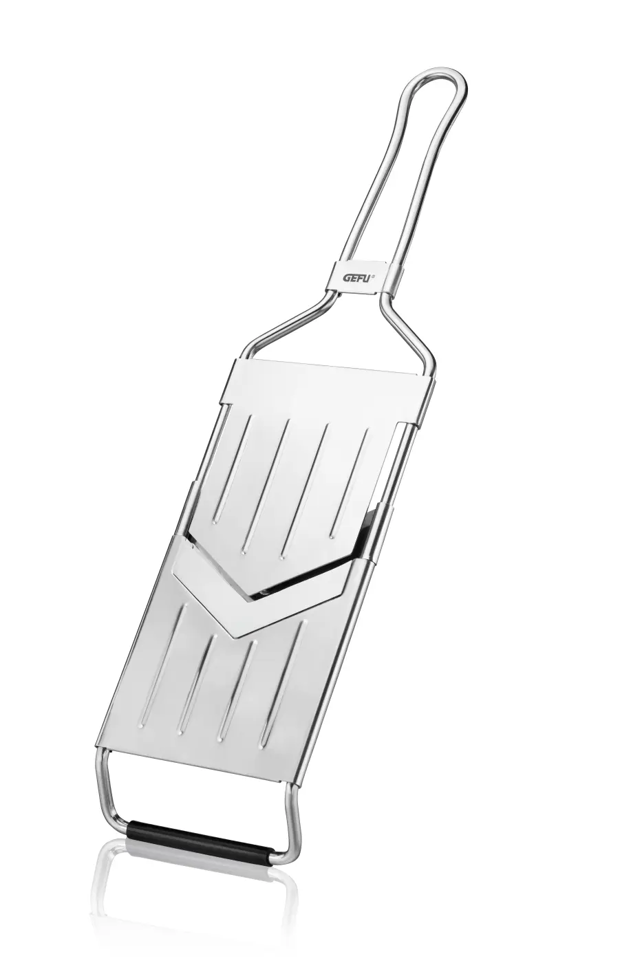 GEFU V-Hobel RASPINI schwarz/silber hochwertiger Edelstahl|hochwertiger Klingenstahl|Kunststoff