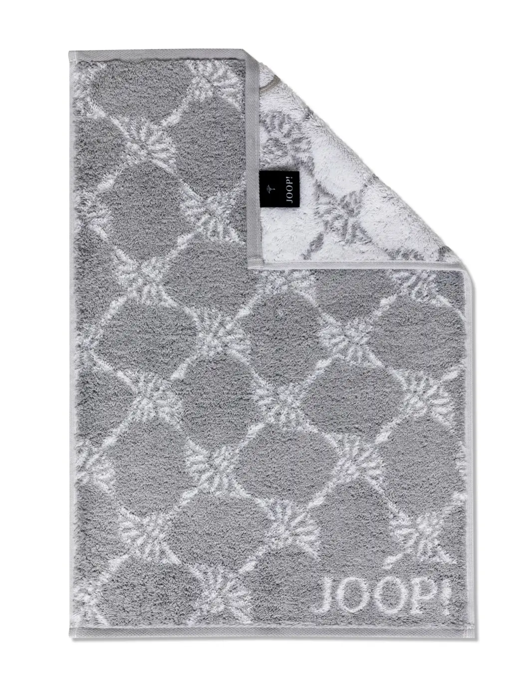 JOOP! Gästetuch Classic silber B / T ca. 30 x 50 cm