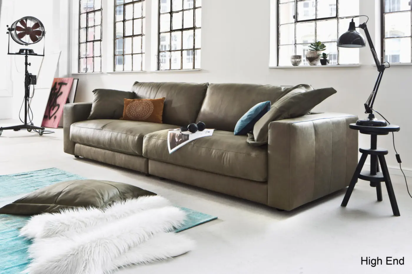 Candy Sofa SK-280 2.0  graubraun ca. 290 cm breit