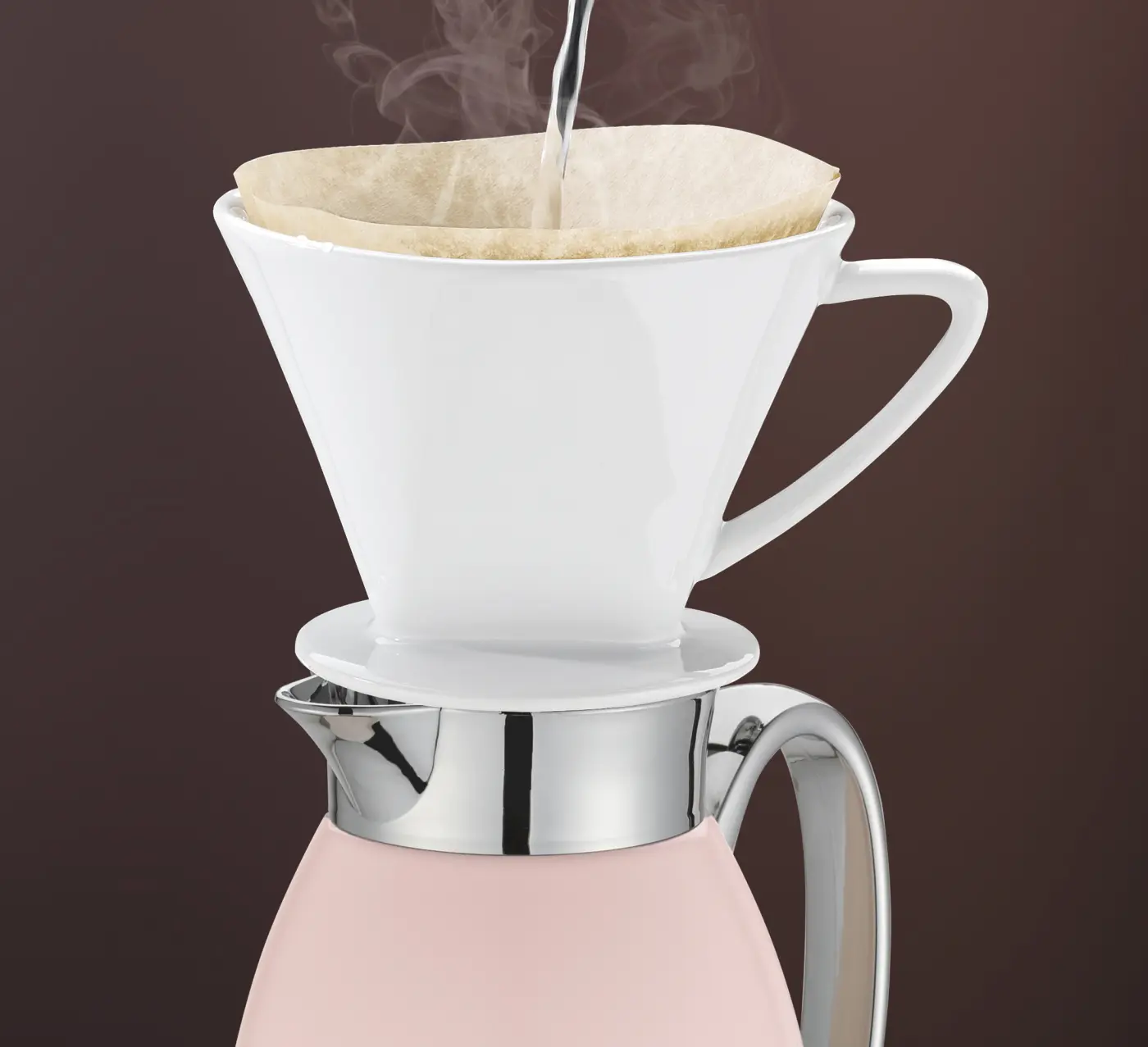 Cilio Isolierkanne VENEZIA hellblau matt