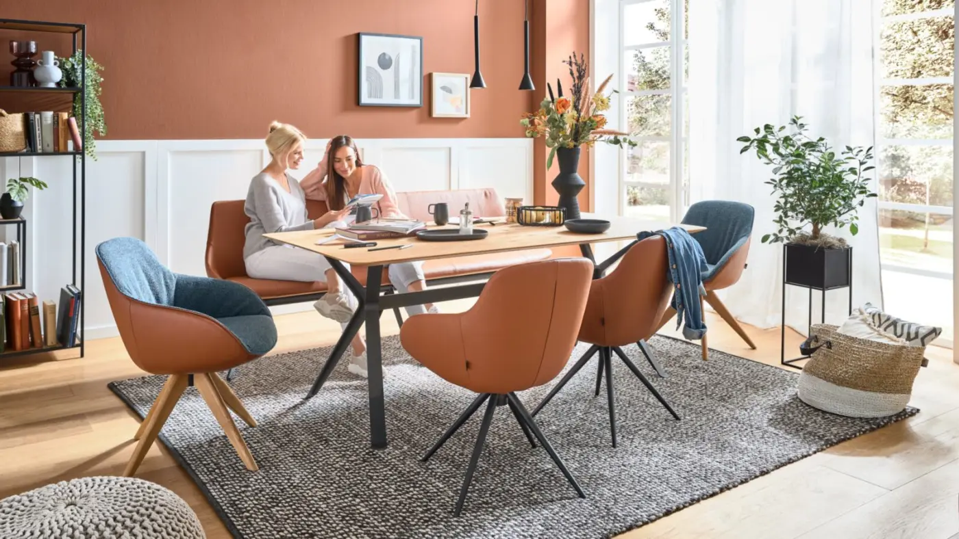 Interliving Stuhl Serie 5115 saddlebrown nicht drehbar Interliving Stuhl Serie 5115 saddlebrown nicht drehbar