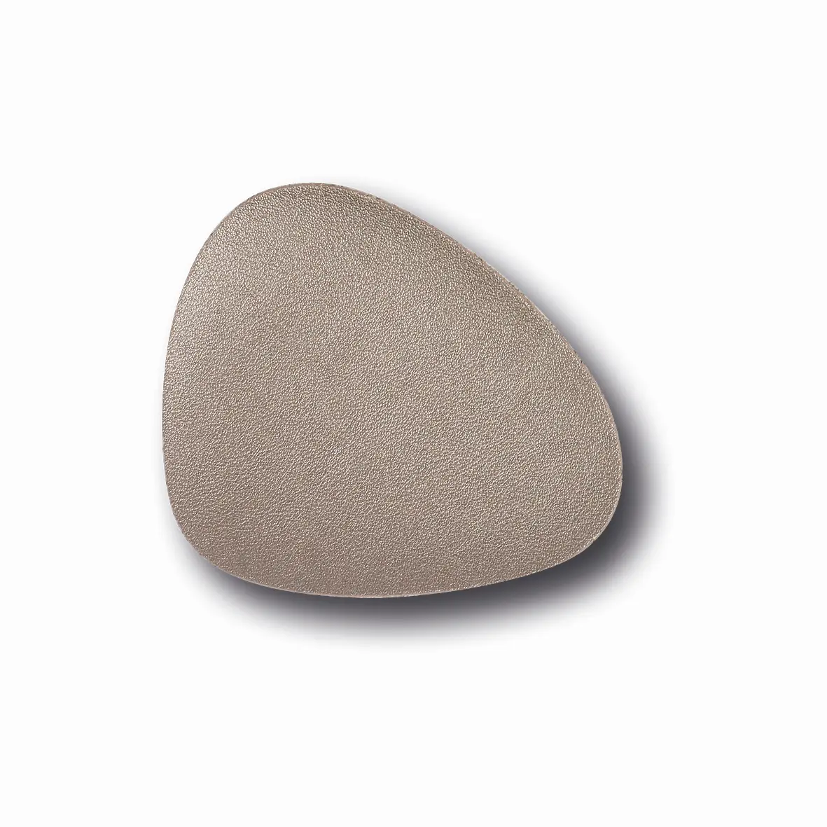 Zeller Glasuntersetzer-Set Metallic Taupe