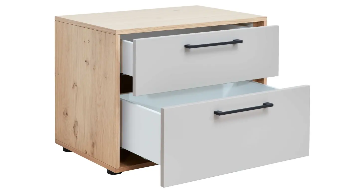 Interliving  Luxusbett Serie  1023  Balkeneiche  LF ca. 180 x 200 cm