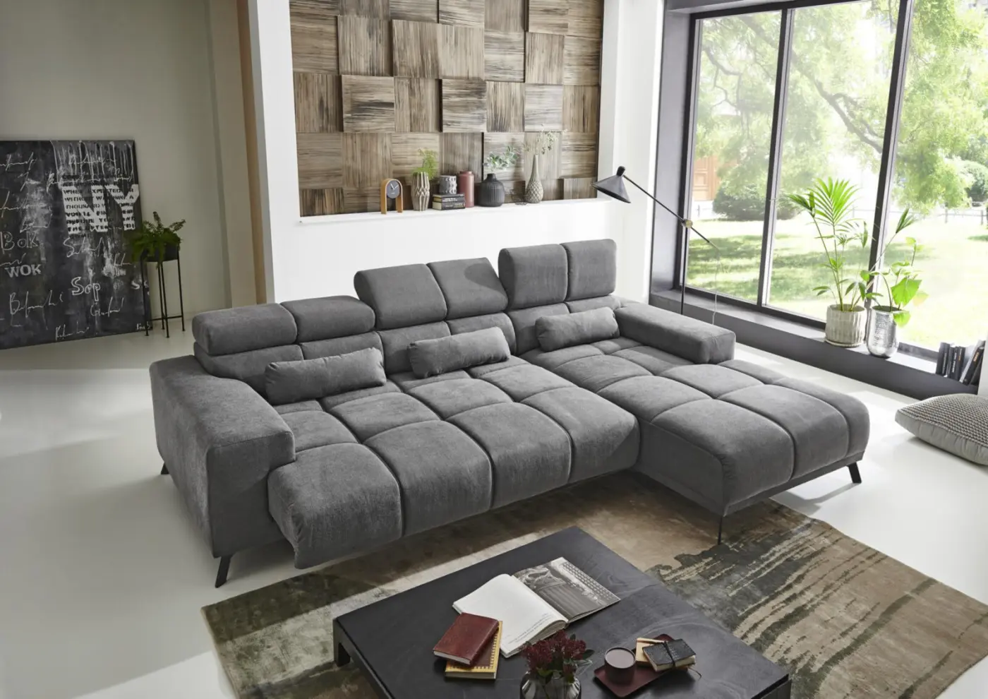 IWANICCY  Polsterecke Speed mit Funktion ca. 285 x 201 cm