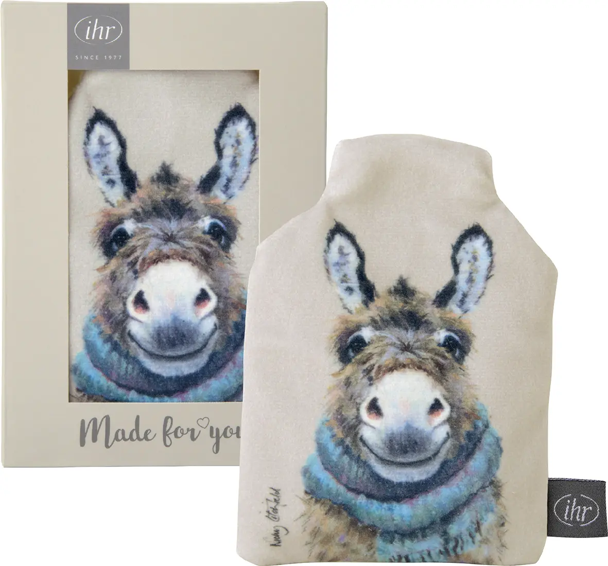 Ihr Handwärmer DONKEY NINO linen 8,5X12,5 cm