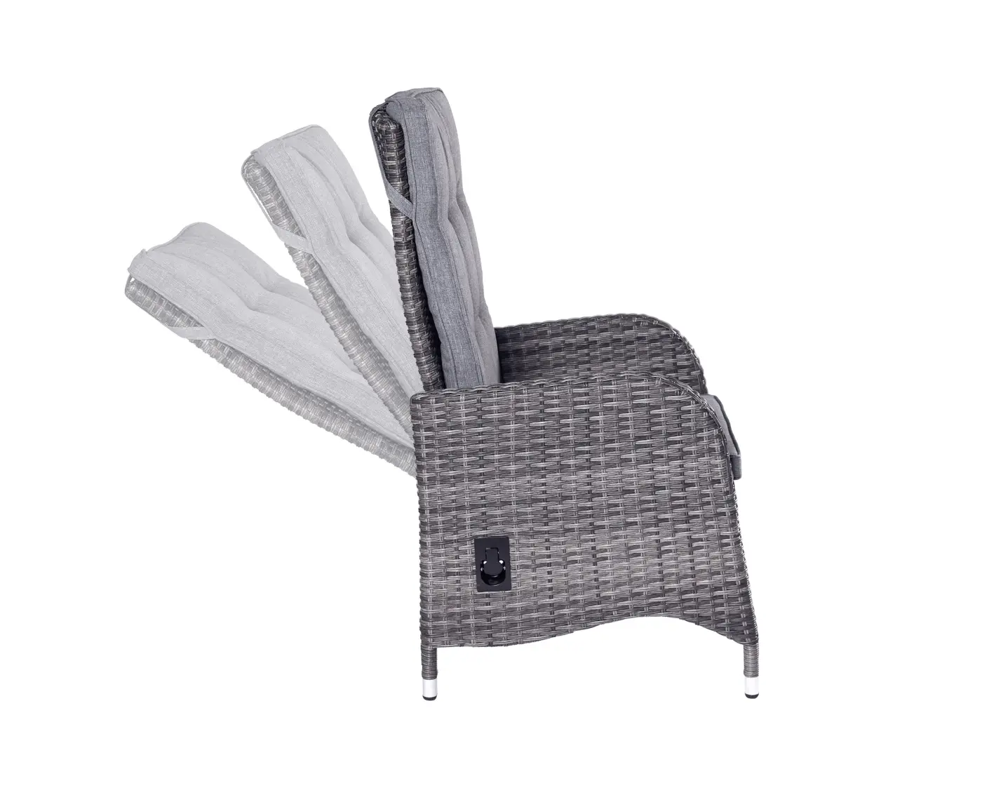 LC Garden  Sessel Bailado inklusive Kissen grau/anthrazit 