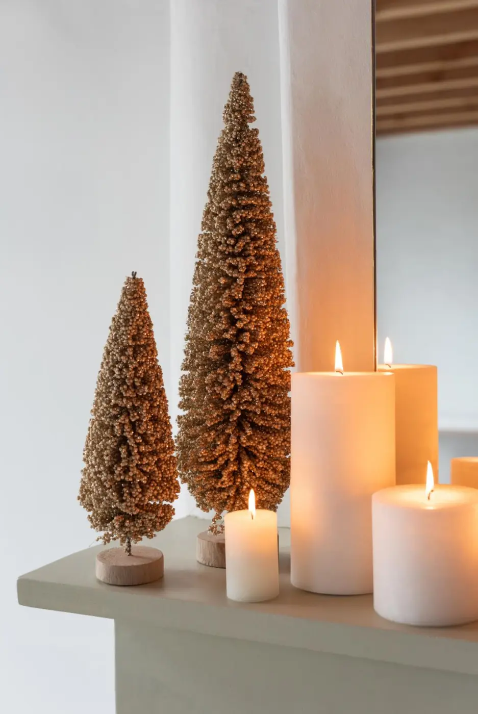 Jolipa Weihnachtsbaum natur 10x10x32cm