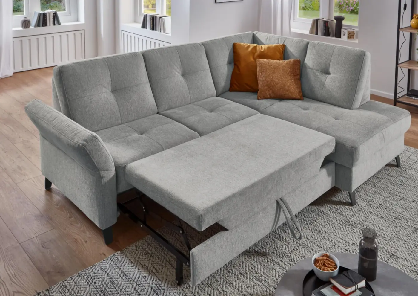 Sit & More  Armlehnoptik Varese VME ORLEAN / Orlean grau 8202