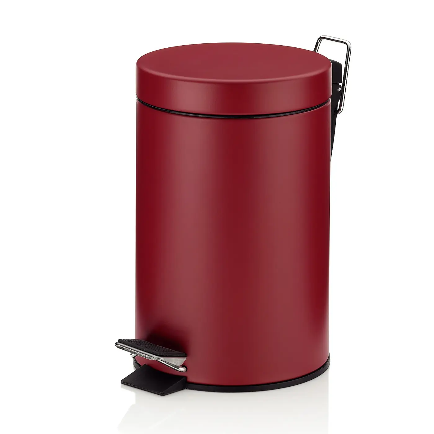 Kela Kosmetikeimer Rose Metall 3l Himbeerrot matt