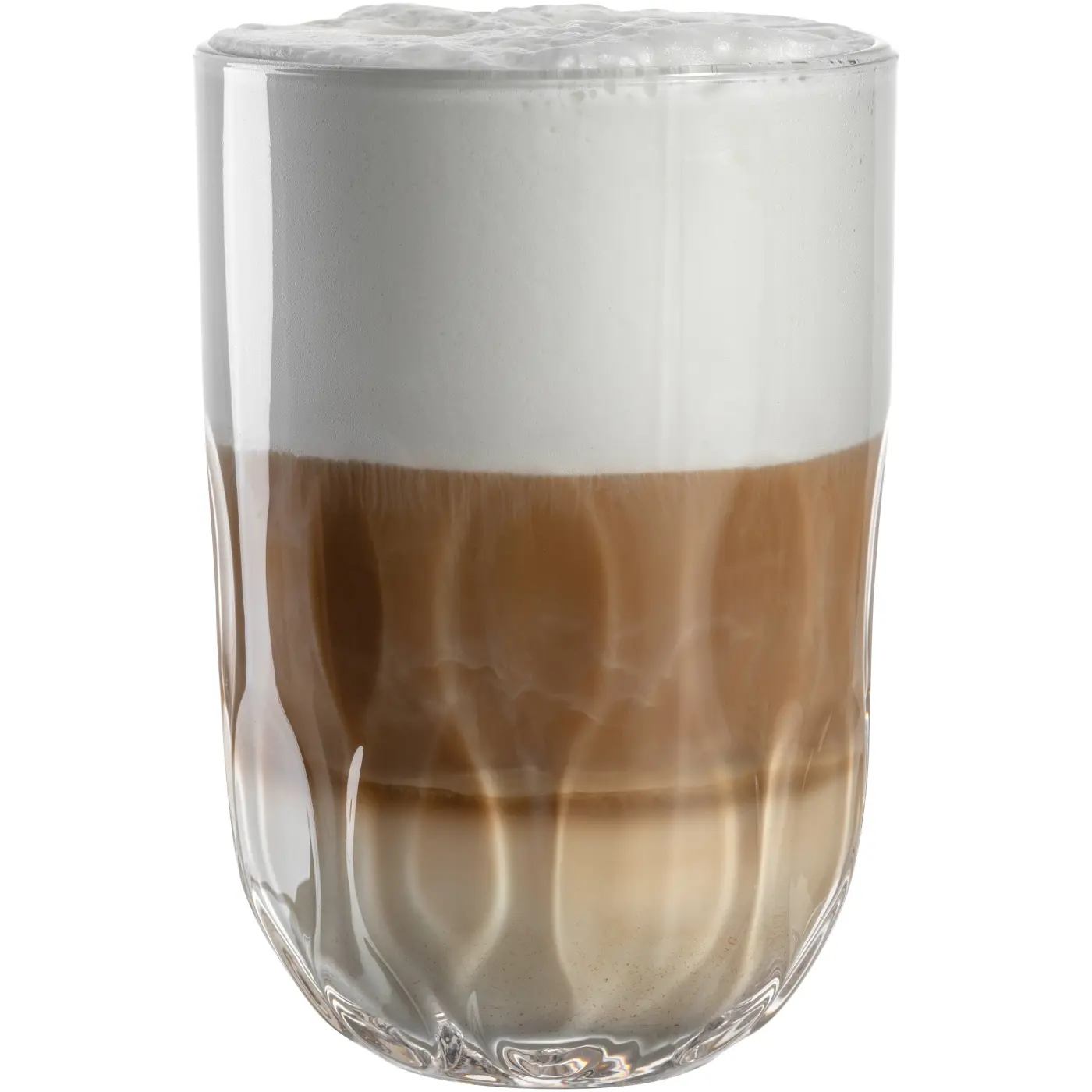 Leonardo 2er Set Latte Macchiato Glas  Gocce transparent 390 ml