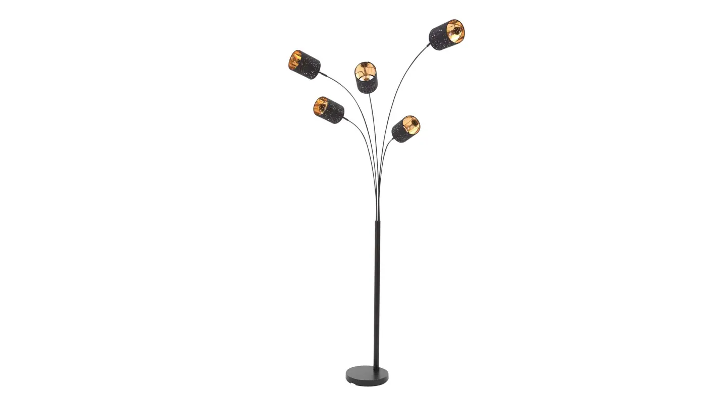 Interliving Stehleuchte IL 9335 Schwarz