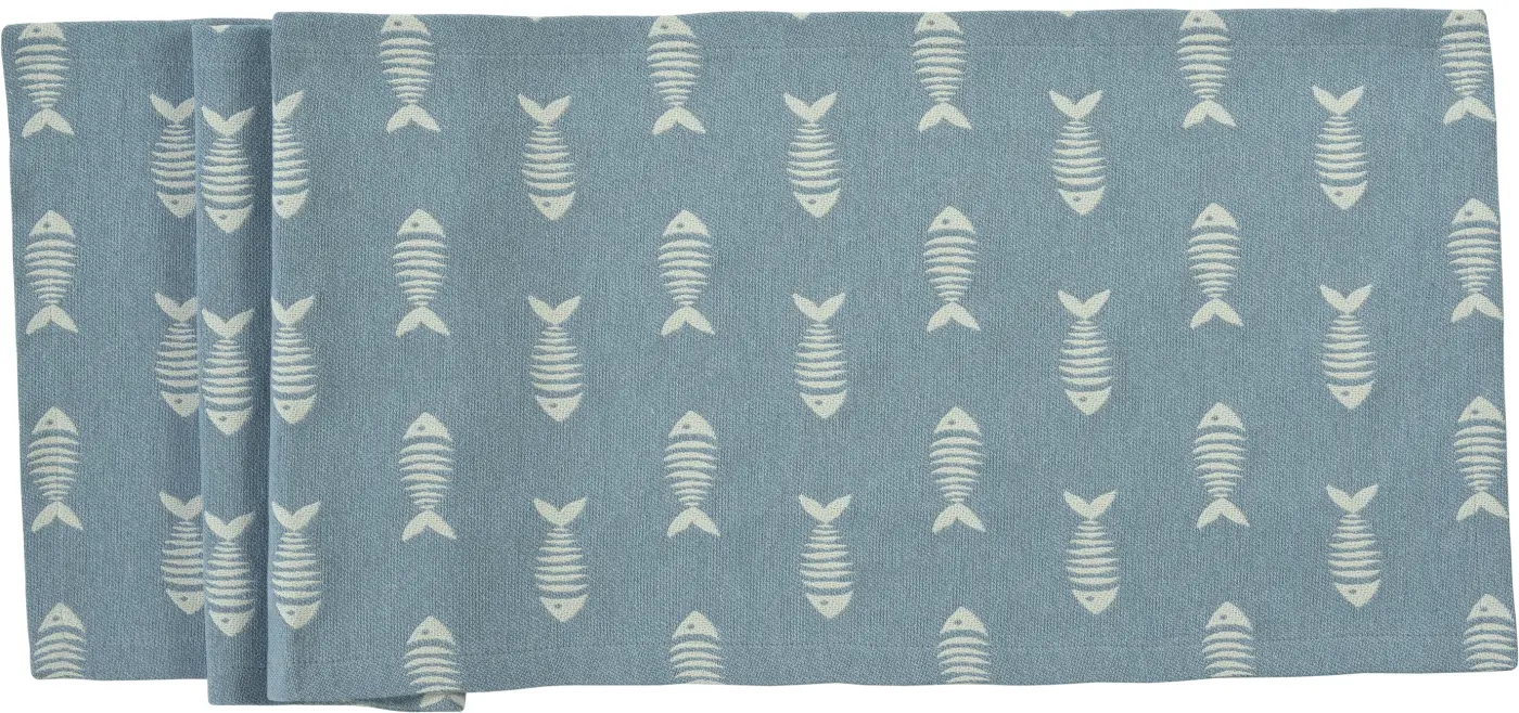 Sander Tischläufer Skinny blue shadow 40 x 150 cm