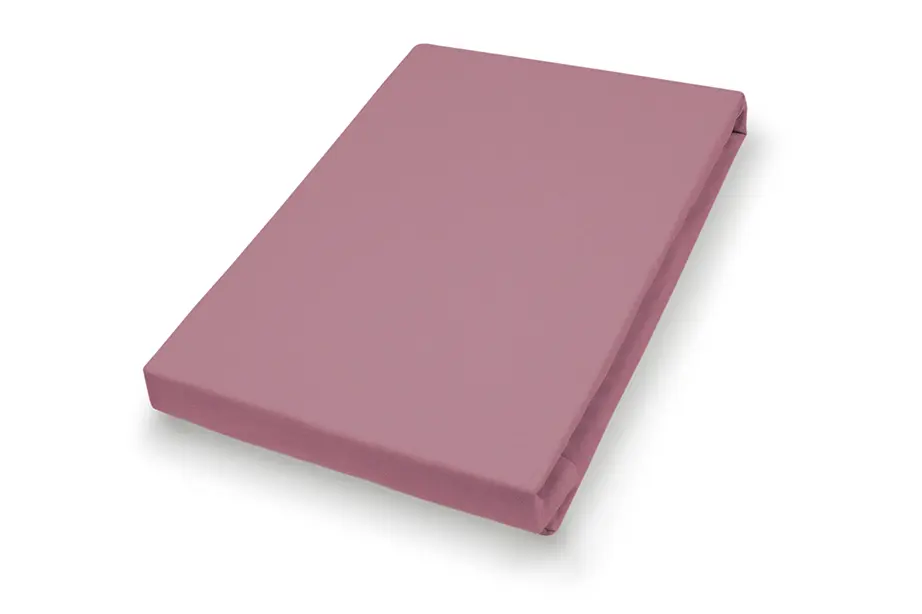 Hahn  Elastan-Feinjersey-Spannbetttuch unifarben rosenholz 90/120x200/220 cm