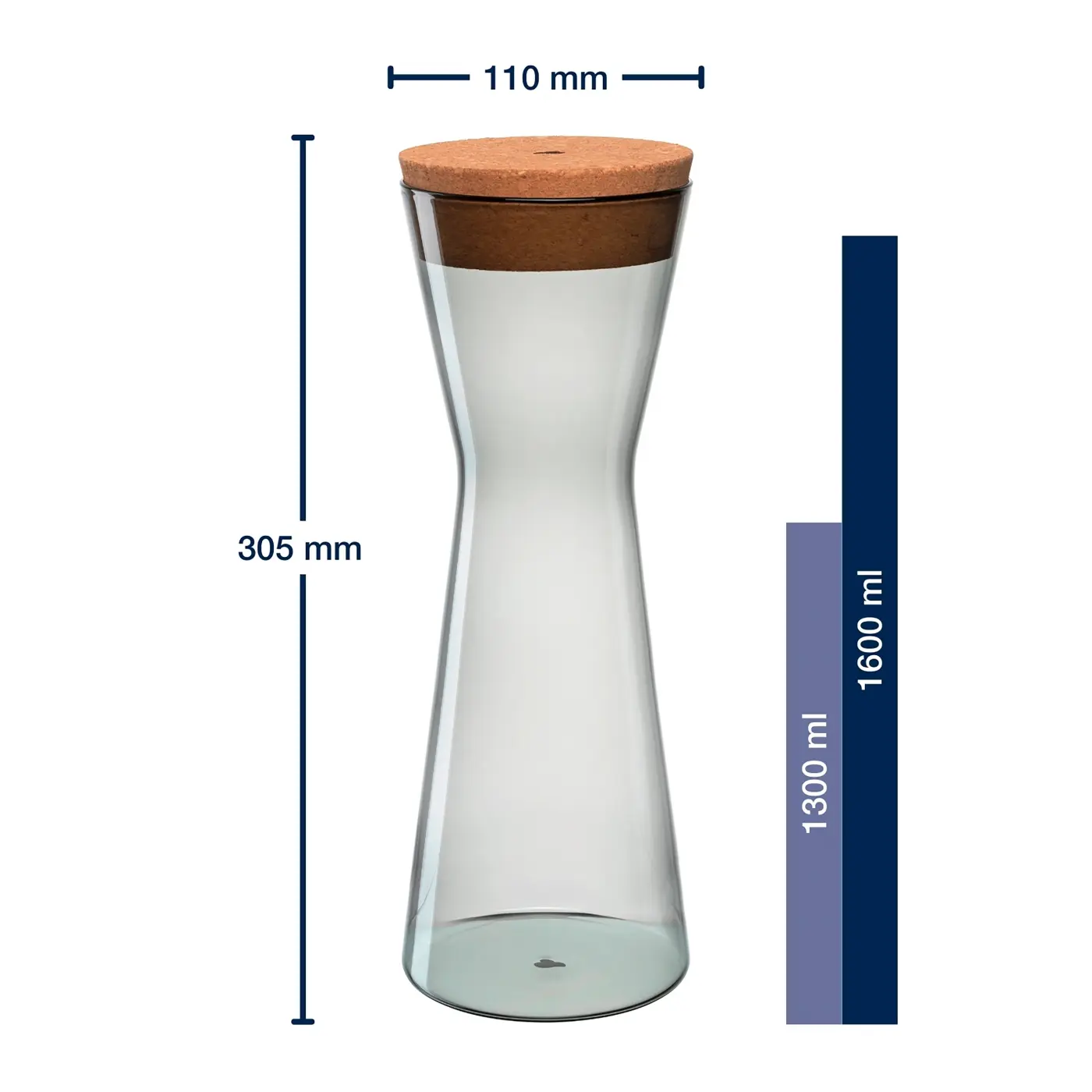 Leonardo Dose FORMA X grau 1300 ml 31,6 cm