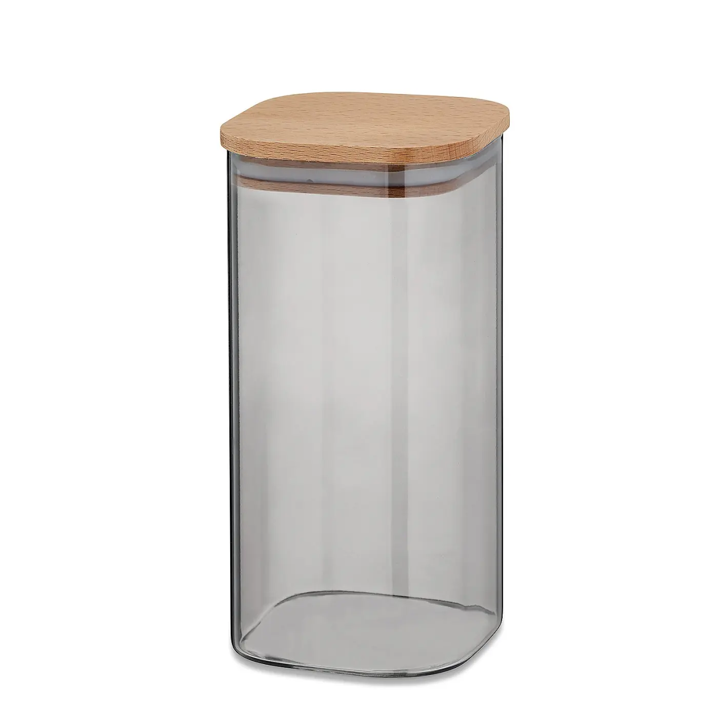 Kela Vorratsdose Nea Glas hellgrau 10x10x20cm 1,25l