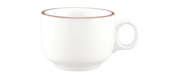 Seltmann Espressoobertasse 0,08 l mit Henkel Sento Home Pure Lines Cocoa Brown