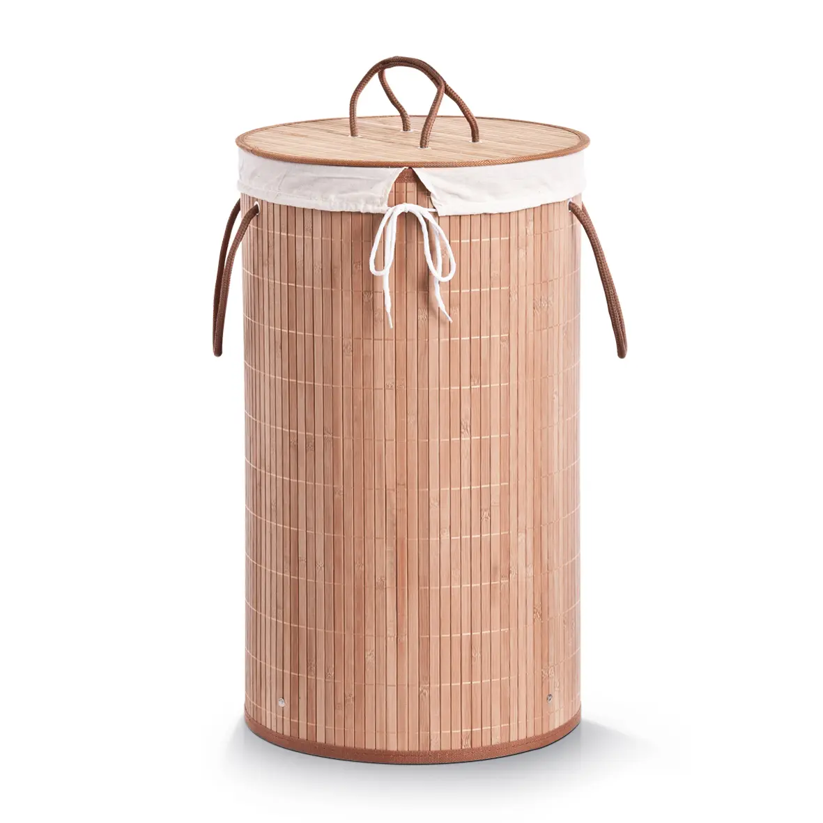 Zeller Wäschesammler Bambus 35x60cm