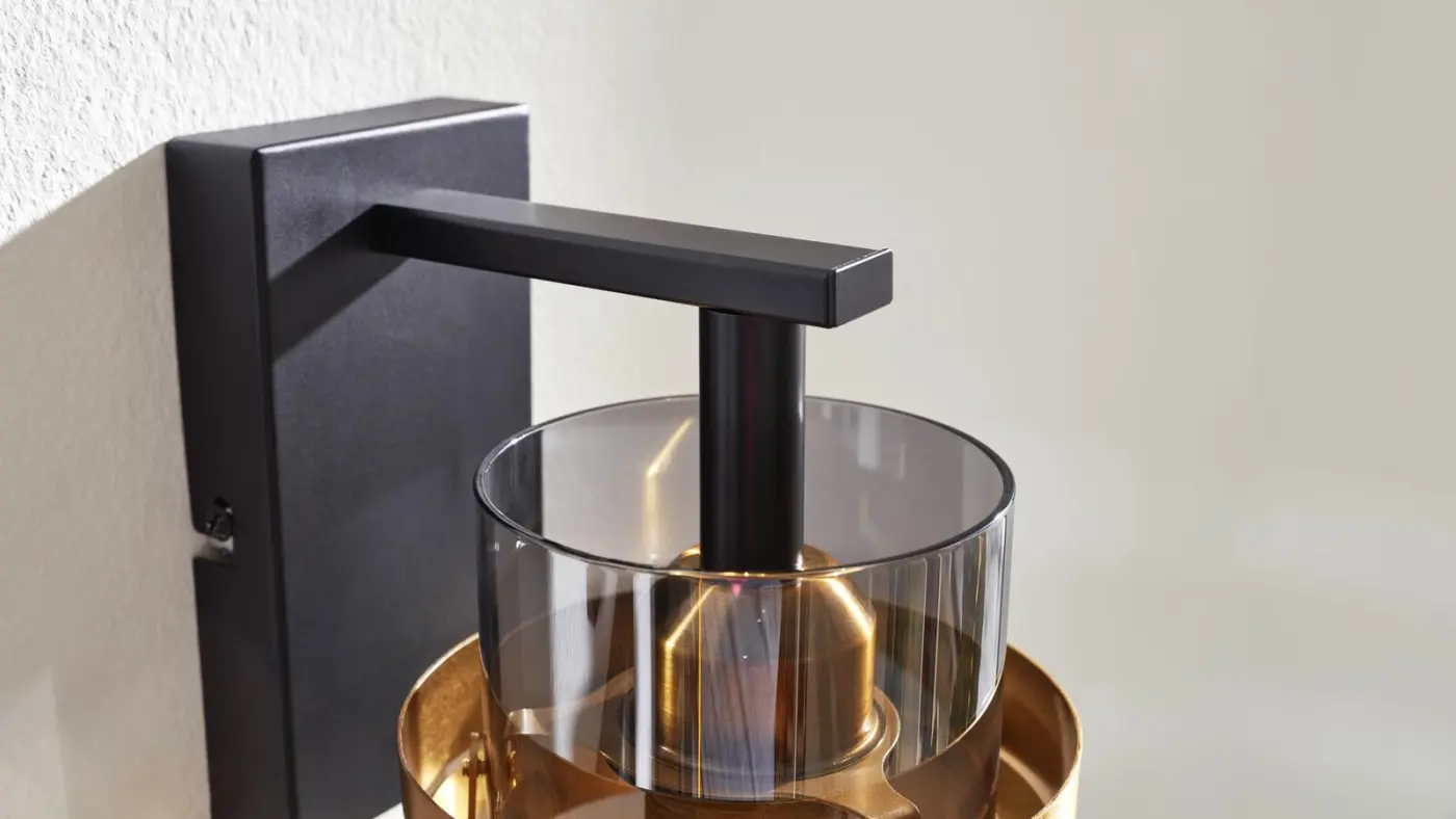 Interliving Wandleuchte IL 9333 Schwarz