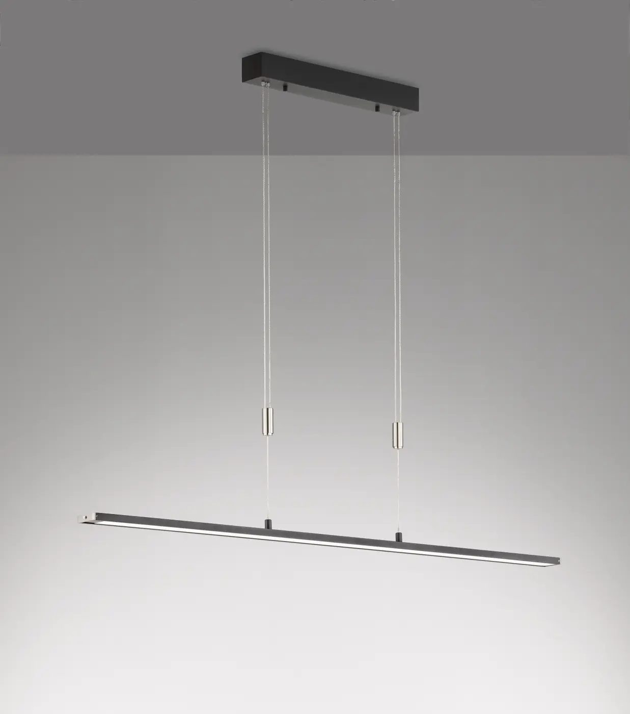 Fischer & Honsel  Pendelleuchte Metz TW Metallfarben, Sandschwarz Matt, Nickelfarben