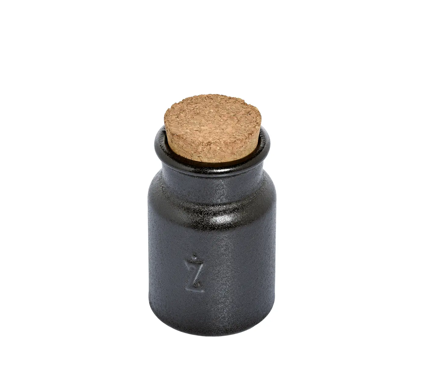 Zassenhaus Gewürzdose klein Gusseisen schwarz