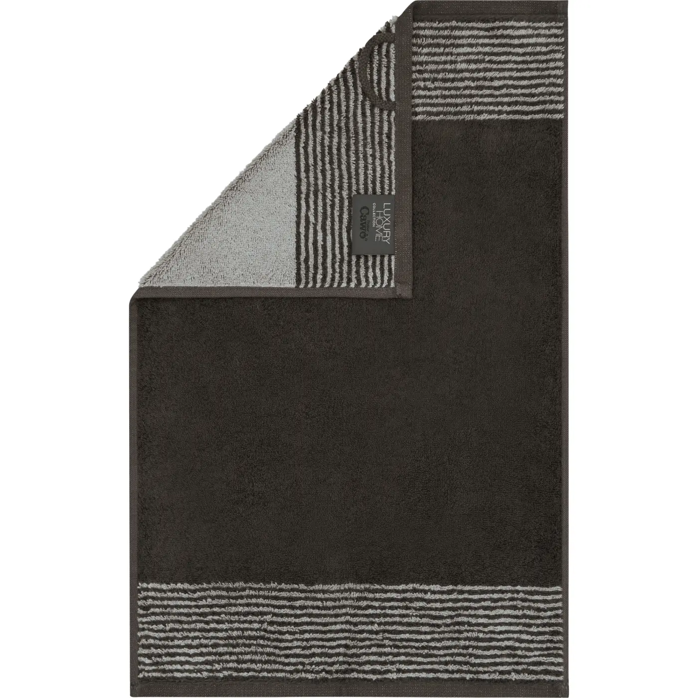 Cawö Gästetuch Two-Tone Doubleface basalt 30/50 cm