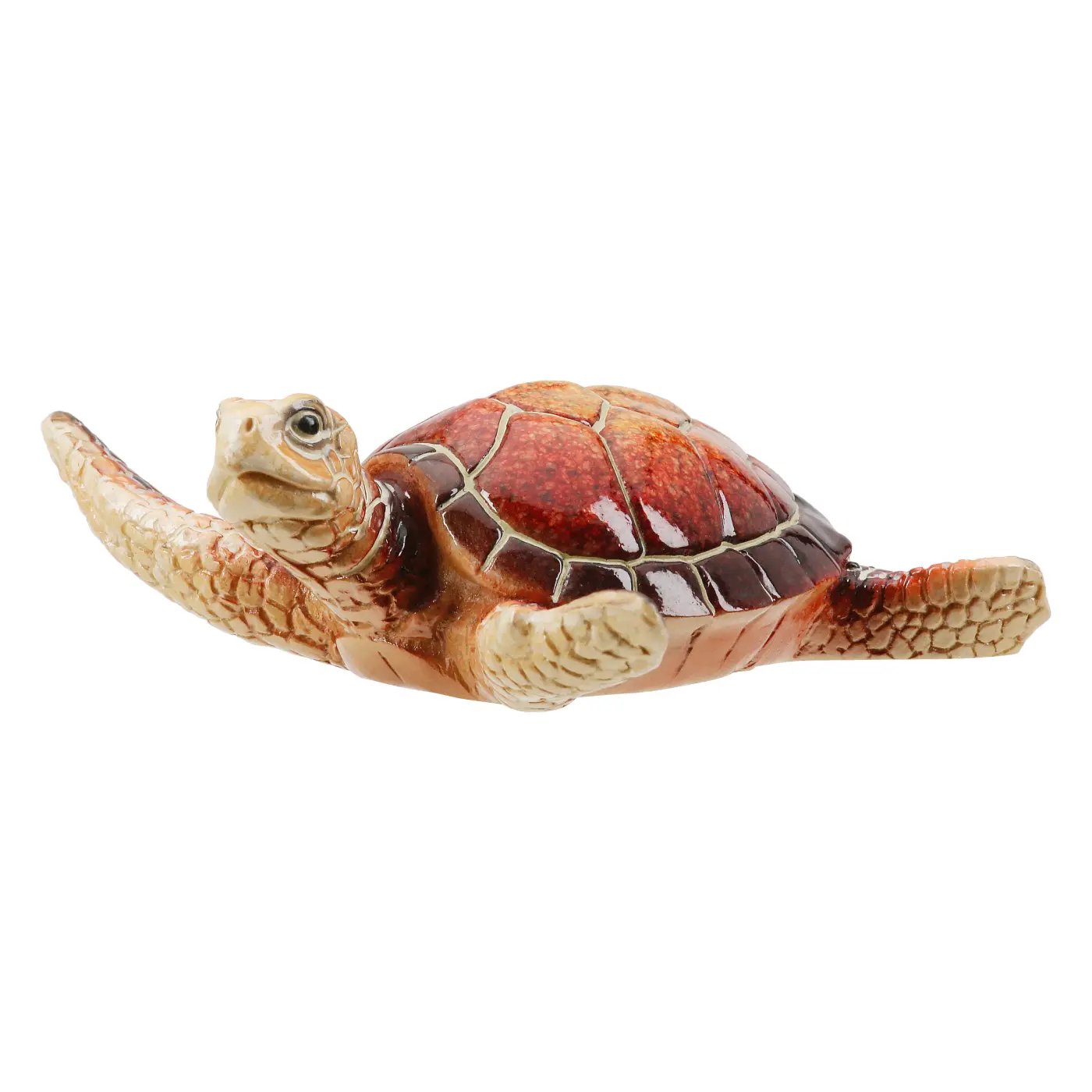 Gilde Handwerk Schildkröte Laureen Poly rot 10cm