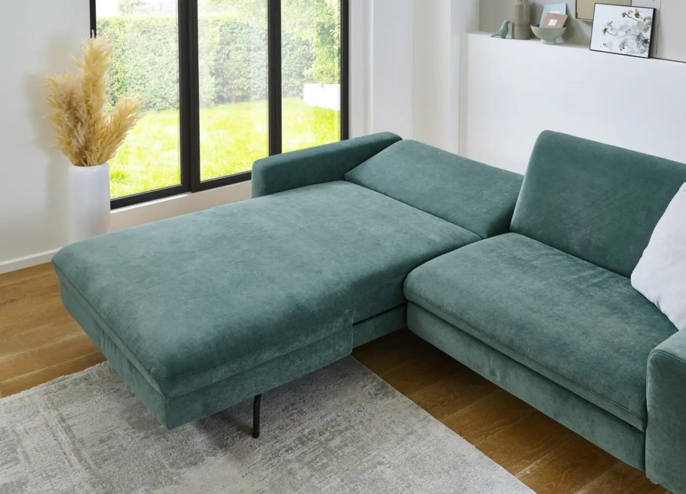 Zehdenik Polstergruppe MM-ZE1126 mit Funktion türkis ca. 248 x 179 cm