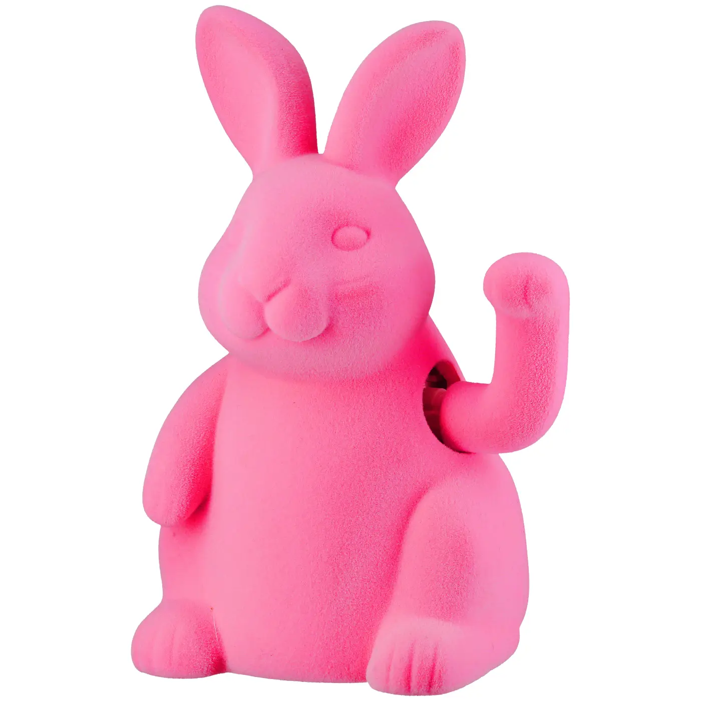 Gilde Figur Hase magenta 19 cm Kunstharz