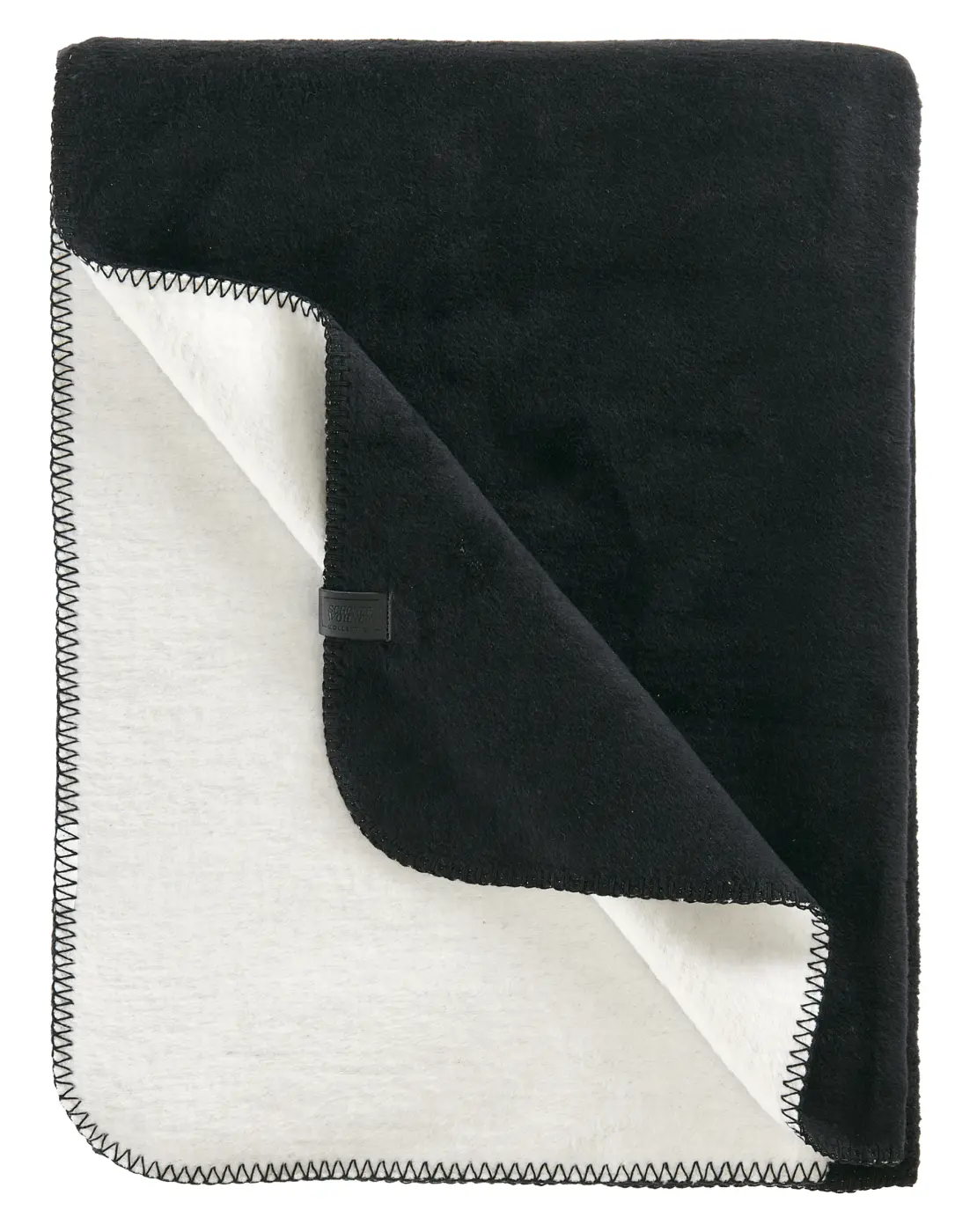 Schöner Wohnen Plaid  Ellipsen schwarz 150x200cm