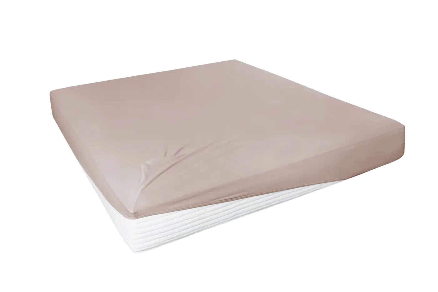 HahnElastan-Feinjersey-Spannbetttuch unifarben Kiesel 100x200cm
