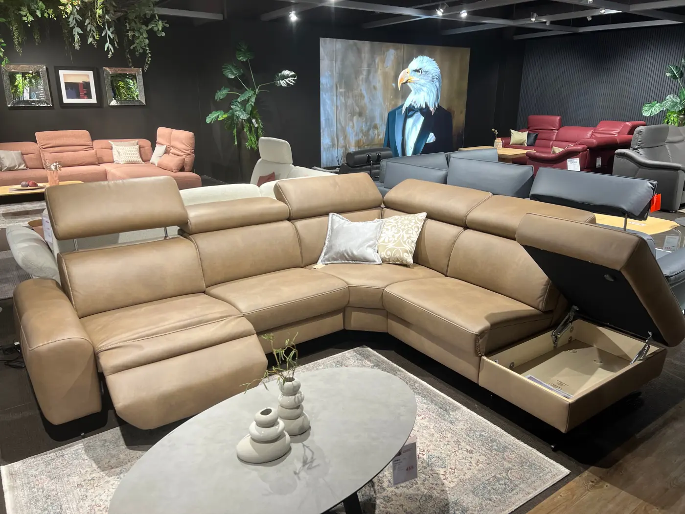 Himolla Polstergruppe mit Funktion Spektra 1180 Wüste