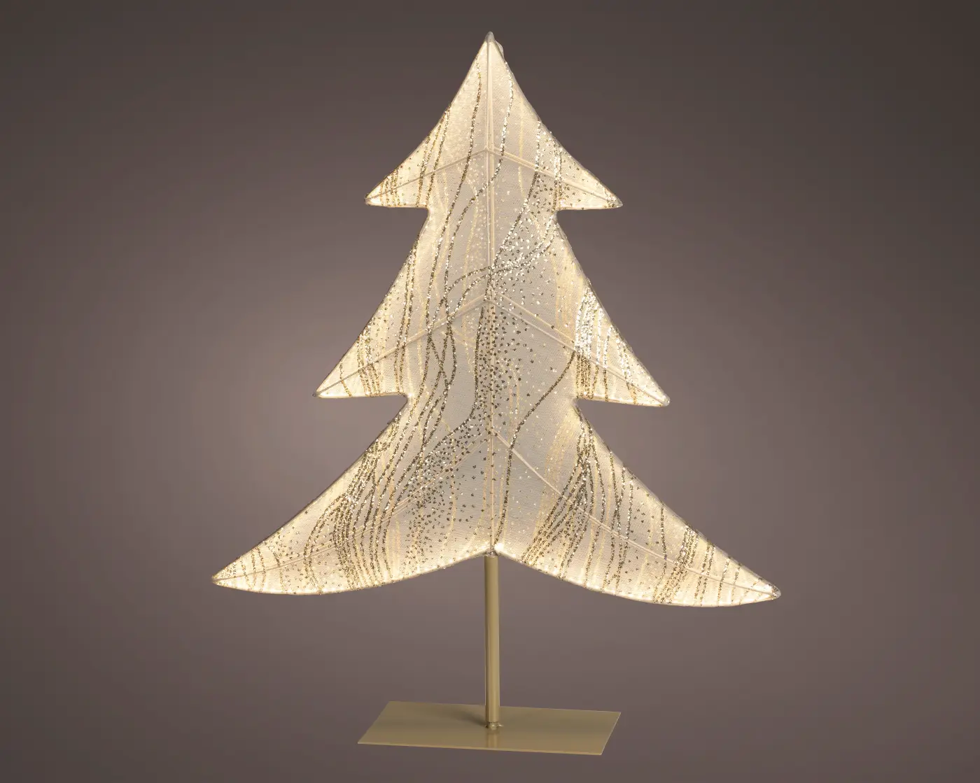 Gilde Handwerk LED-Tannenbaum Eclipse gold 65 cm