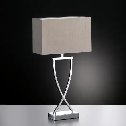 Fischer & Honsel  Tischleuchte Anni chrom