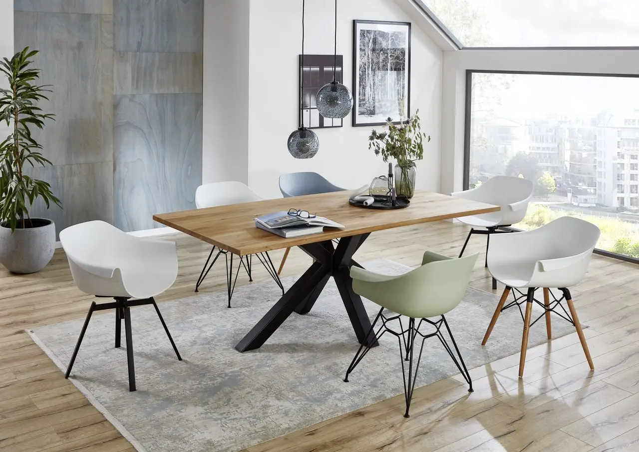 Niehoff  Design-Tisch Epos Wildeiche massiv ca. 200 x 100 cm
