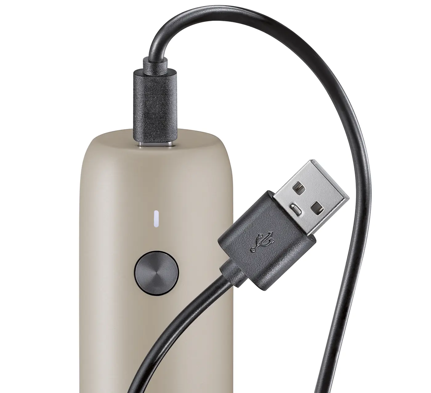 Zassenhaus Pfeffermühle KÖLN USB elektrisch 14 cm grau