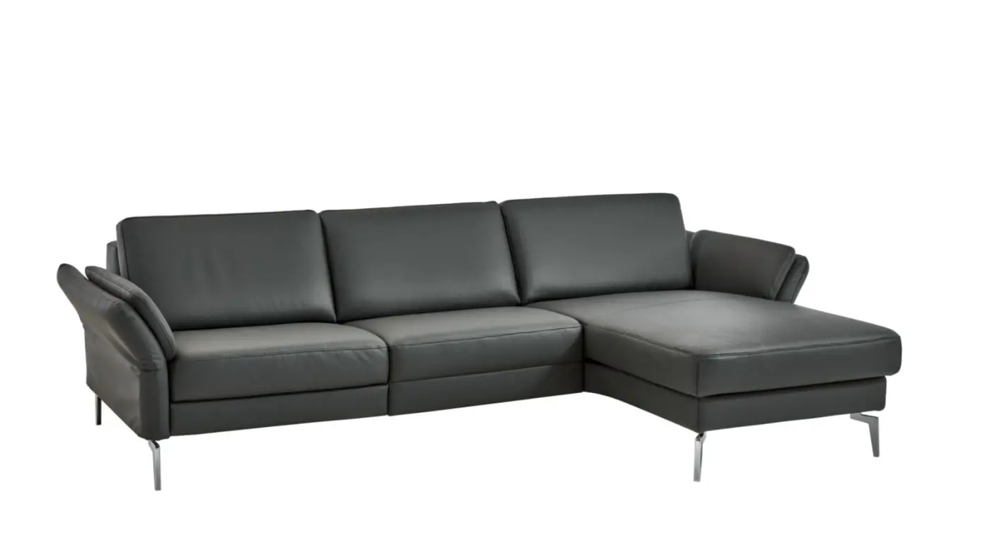 Polinova  Polstergruppe  MM-PN1200 Leder anthrazit ca. 285 x 172 cm