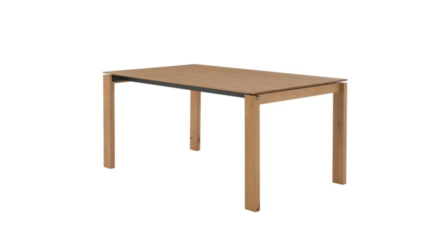 bert plantagie  Esstisch Udo Eiche massiv geölt  ca. 180/260 x 95 x 77 cm