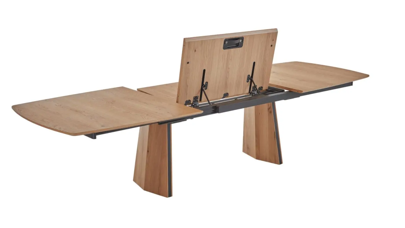 Venjakob Esstisch mit Klappeinlage ET V366 Wildeiche hell ca. 220(320) x 110 x 76 cm