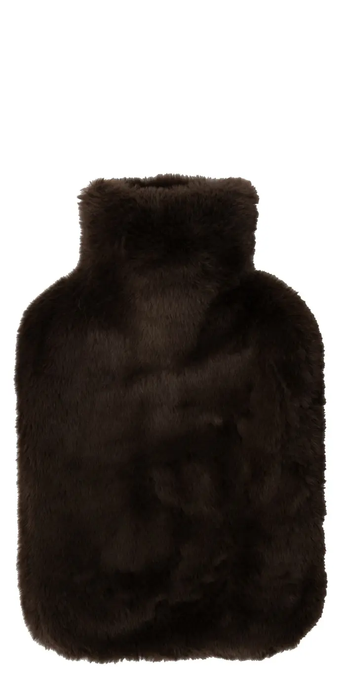 Jolipa Wärmflasche Gummi schwarz  33x20x5cm