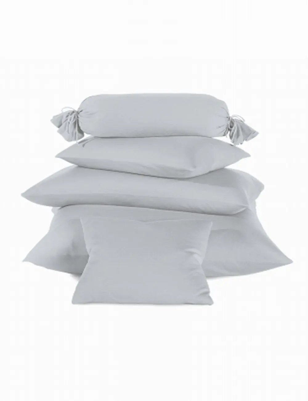 schlafgut Jersey-Elasthan Kissen platin B / L ca. 40 x 40 cm