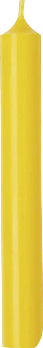 IHR Stabkerze Cylinder Candle Dark Yellow dark Ø2,2X18 cm