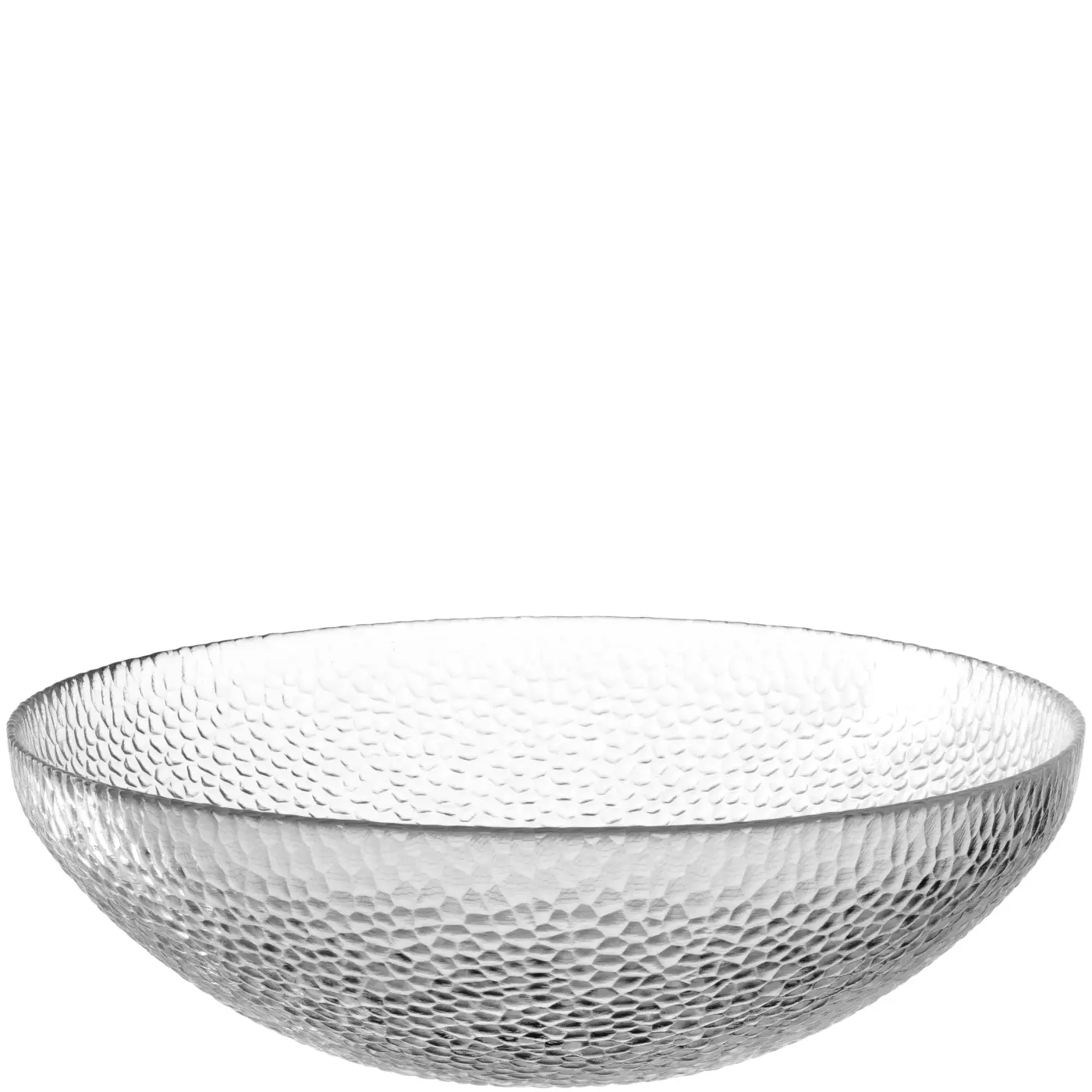 Leonardo Dekorationsschale MARTELLO Kalk-Natron Glas klar 10 cm